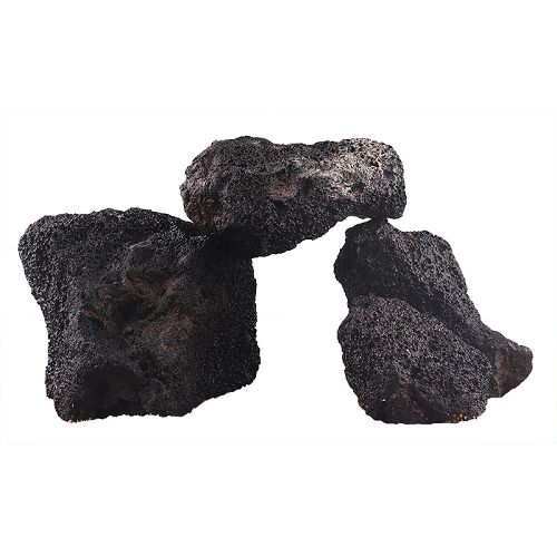 Декорация природная PRIME Черный вулканический камень S, 5-10 см