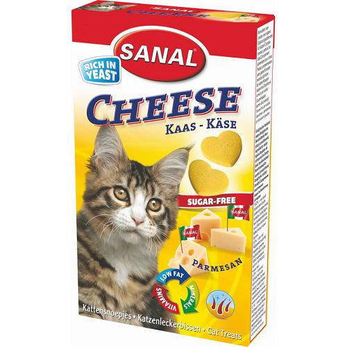 SC3600 SANAL Cheese Сырные сердечки для кошек, 30 г