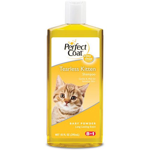 8in1 PC Tearless Kitten Shampoo-Baby Powder Scent Шампунь для котят "без слез", 295 мл