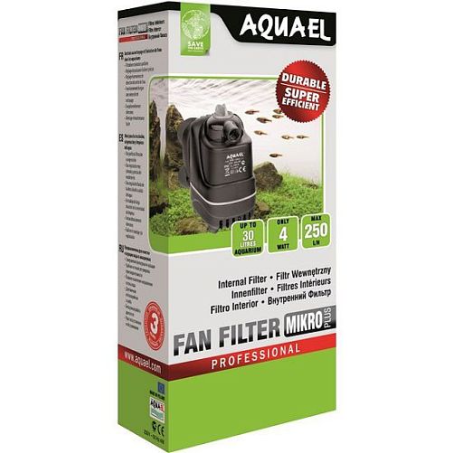 Aquael FAN-micro plus внутренний аквариумный фильтр, 250 л/ч