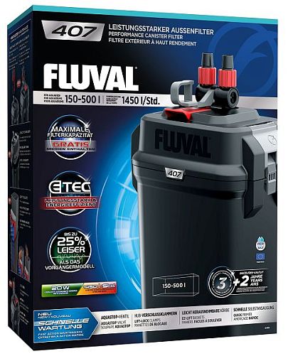Фильтр внешний FLUVAL 407 для 150-500 л, 1450-930 л/ч