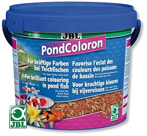 JBL Pond Coloron корм для прудовых рыб, способствующий усилению естественной окраски, палочки 1 л
