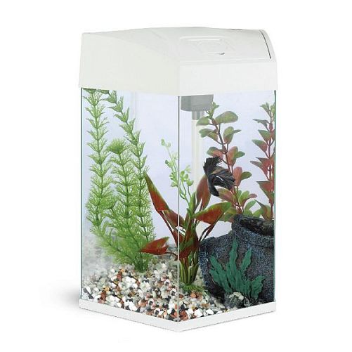 Аквариум AA-Aquariums "Hexagon" 22 л, белый, 330х300х433 мм