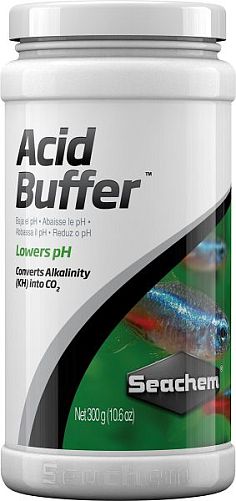 Добавка Seachem Acid Buffer для снижения pH, 300 г, 2 г на 80 л