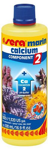 Sera marin COMPONENT 2 Ca pH-Buffer препарат для стабилизации уровня pH в морском аквариуме, 500 мл
