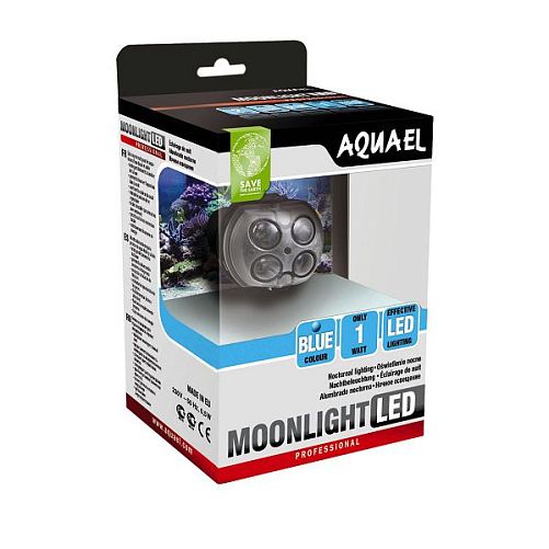 Aquael MOONLIGHT LED погружная лампа для ночного освещения, 4х1 Вт