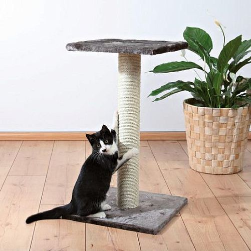Домик TRIXIE "Espejo" для кошки, высота 69 см, серый