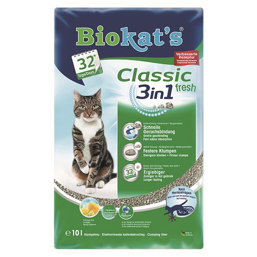 Наполнитель Biokat's «Classic Fresh 3 в 1» для кошачьего туалета