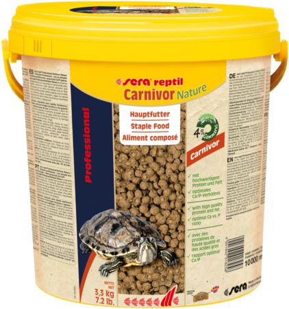 Корм Sera REPTIL PROFESSIONAL CARNIVOR для плотоядных рептилий, 10 л