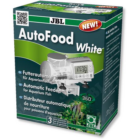 Кормушка автоматическая JBL AutoFood WHITE для аквариумных рыб, белая Кормушка автоматическая JBL AutoFood WHITE для аквариумных рыб, белая