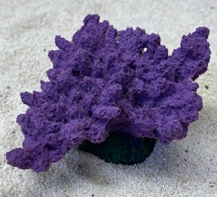 Цветной коралл фиолетовый Коралл корона, 13*10*6,5 см