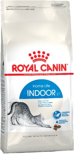 Корм Royal Canin INDOOR 27 для домашних кошек 1-7 лет