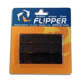 Сменные пластиковые лезвия ABS FLIPPER для скребка Flipper Standard, 3 шт.