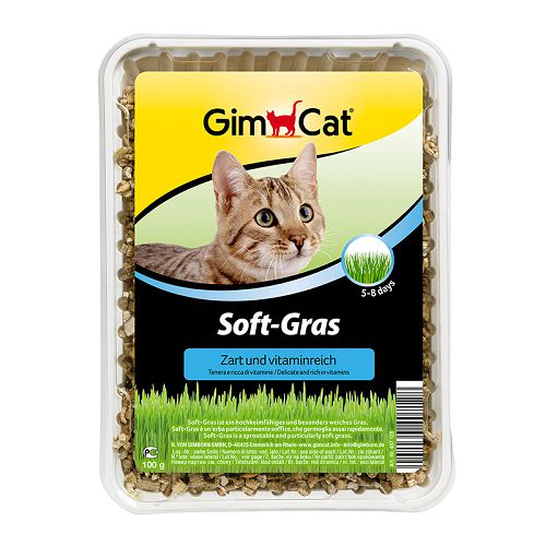 Травка Gimcat "Soft-Gras" мягкая для кошек, 100 г