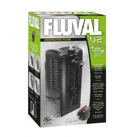 Fluval U2 внутренний аквариумный фильтр, 400 л/ч