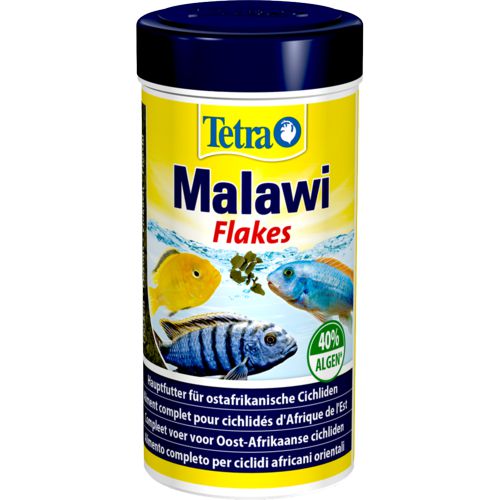 Корм Tetra Malawi Flakes основной для цихлид и других крупных рыб, хлопья 250 мл