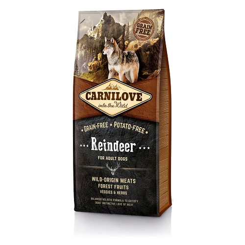 Корм Carnilove Reindeer for Adult для взрослых собак всех пород, северный олень Корм Carnilove Reindeer for Adult для взрослых собак всех пород, северный олень