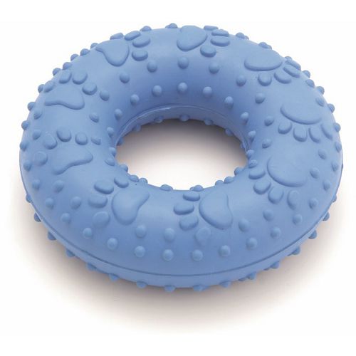 COMFY GRIZZLY круг голубой для собак, литая резина, 9 см