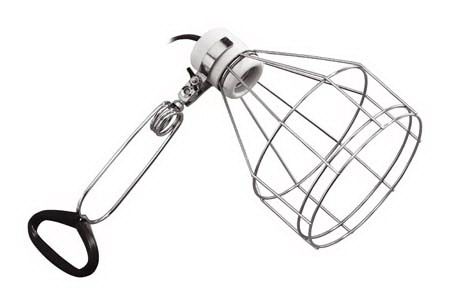 Exo Terra Wire Light светильниик на зажиме с фарфоровым патроном, малый