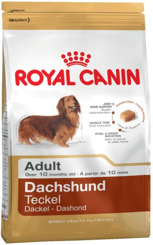 Корм Royal Canin Dachshund для взрослых такс с 10 месяцев