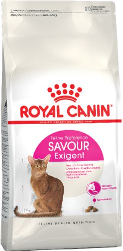 Корм Royal Canin SAVOUR EXIGENT для кошек, привередливых к вкусу продукта