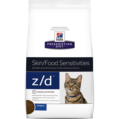 Диета Hill's Prescription Diet z/d для кошек при аллергиях, 2 кг