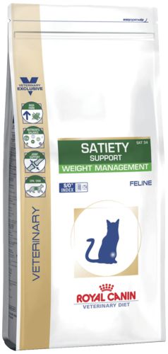 Диета Royal Canin SATIETY WEIGHT MANAGEMENT SAT34 для кошек, контроль избыточного веса, 1,5 кг