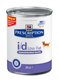 Диета Hill's Prescription Diet I/D Low Fat низкокалорийный для собак при заболеваниях ЖКТ, 360 г