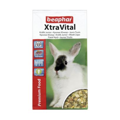 Корм Beaphar "Xtra Vital Junior Rabbit" для молодых кроликов, 1 кг