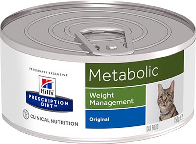 Диета Hill`s Prescription Diet Metabolic для кошек коррекция веса, 156 г