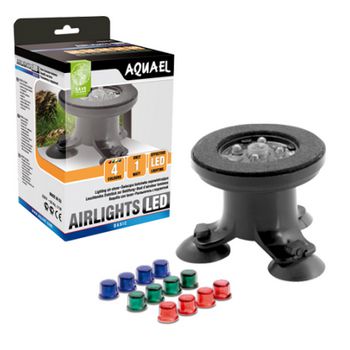 Аэратор Aquael AIR LIGHTS со светодиодами и цветными насадками