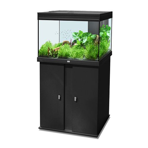 Аквариум с тумбой AQUATLANTIS ELEGANCE PLUS 78 черный, 128 л, 78х38х138 см от интернет-магазина STELLEX AQUA