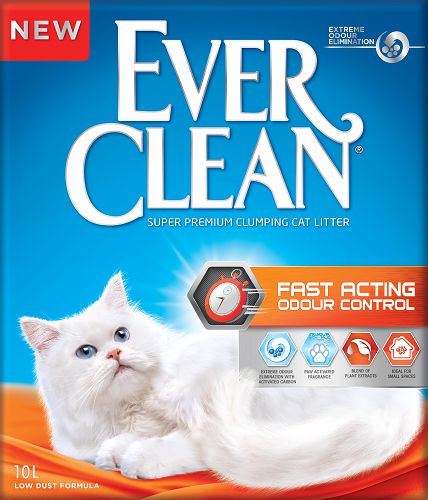 Наполнитель Ever Clean Fast Acting комкующийся быстрого действия для кошек