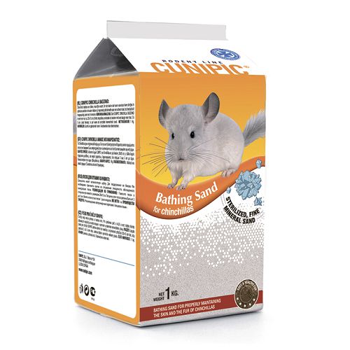 Песок CUNIPIC «Bathing Sand for Chinchillas» для купания шиншилл, 1 кг