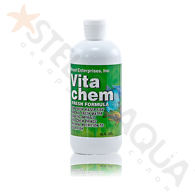 Витамины Chemi-Pure Vita-Chem Fresh, для пресноводных рыб, 454 мл от интернет-магазина STELLEX AQUA