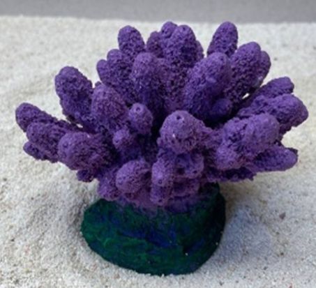 Цветной коралл фиолетовый Коралл, 13*10*10 см