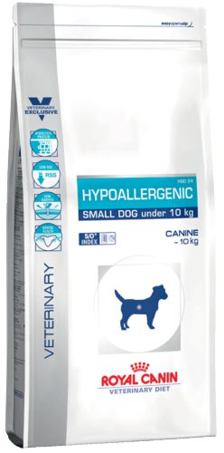 Диета Royal Canin VET HYPOALLERGENIC SMALL DOG для собак менее 10 кг с пищевой аллергией