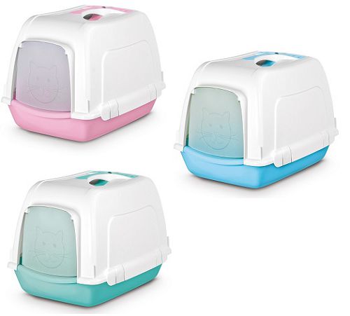 Pet Inn Туалет SPACE CAT SWEET с дверцей, 53х38,5х40 см