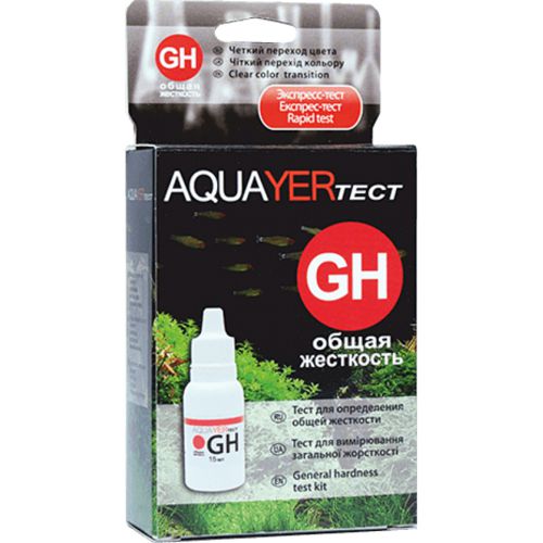 Тест GH AQUAYER на общую жесткость аквариумной воды, 15 мл