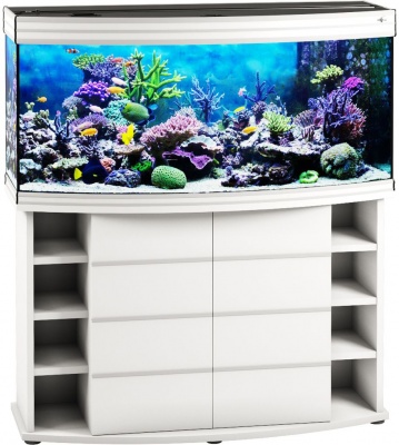 Подставка без дверок Biodesign  ALTUM PANORAMIC 300/CRYSTAL PANORAMIC 310 белая, пл.ЛДСП 16/22мм 126*51*79см 