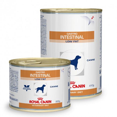 Диета Royal Canin VET GASTRO INTESTINAL LOW FAT с ограниченным содержанием жиров для собак при нарушениях пищеварения