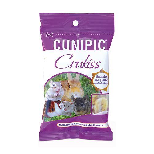 Лакомство CUNIPIC «Crukiss Dehydrated Fruits» крекеры из сухофруктов для грызунов, 100 г