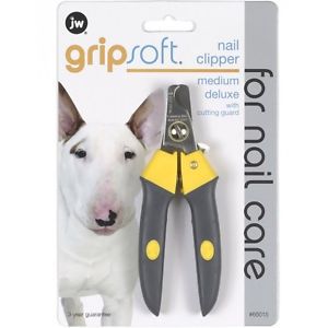 Когтерез с ограничителем J.W. Grip Soft Medium Deluxe Nail Clipper для собак, средний