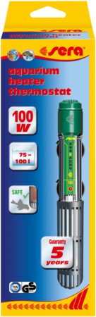 Нагреватель Sera PRECISION 100 W для аквариумов 70-100 л, 100 Вт