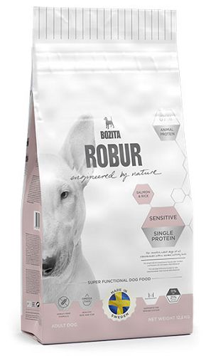 Корм BOZITA ROBUR Sensitive Single Protein Salmon&Rice Лосось для взрослых собак с нормальной активностью