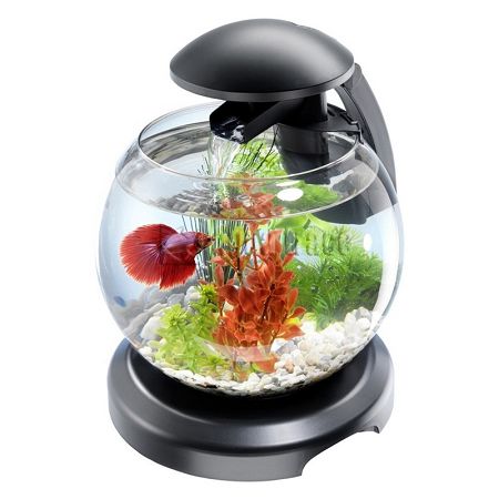 Аквариум Tetra Cascade Globe круглый бордовый, 6,8 л