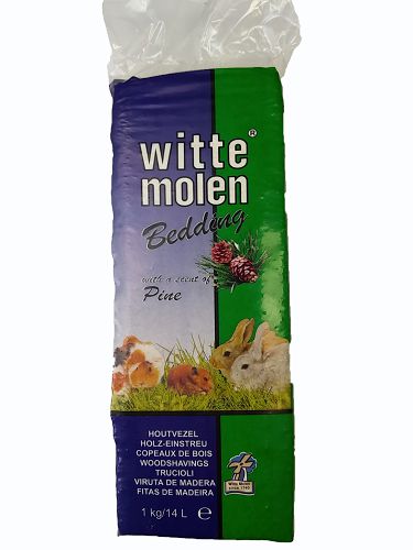 Опилки Witte Molen Woodshavings Pine Scent с ароматом сосны, 1 кг