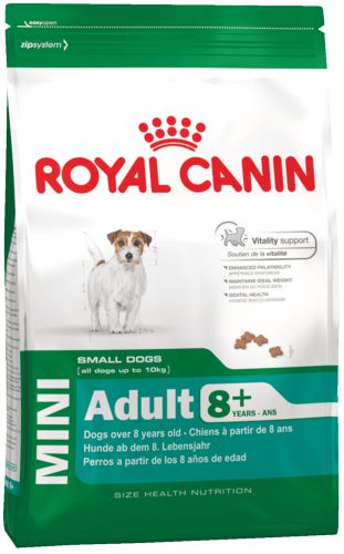 Корм Royal Canin MINI Adult 8+ для стареющих собак мелких пород старше 8 лет, 2 кг