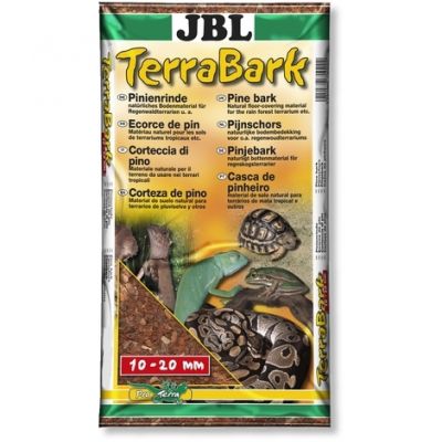 Донный субстрат JBL TerraBark из коры пинии для террариумов, гранулы 10-20 мм, 20 л