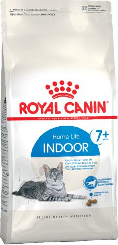 Корм Royal Canin INDOOR 7+ для пожилых домашних кошек с 7 лет
